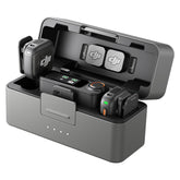 DJI Mic 3 (2 TX + 1 RX + Charging Case), Wireless Microphone for iPhone/Camera/Android, Adaptive Gain Control Balanced Volume, Dual Band Anti-Interference, 28h Use, UAE Version with Official Warranty