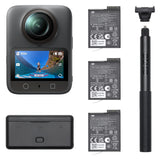 DJI Osmo 360 Adventure Combo, 360 Camera With 1-Inch 360° Imaging, Extended Battery Life With 3 Batteries, Native 8K 360° Video, 4K/120fps & 170° Boost Video, Action Camera for Sports, Vlog