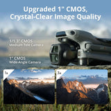 DJI Osmo Action 5 Pro Adventure Combo, Action Camera 4K with 1/1.3" Sensor, 12h Extended Battery Life with 3 Batteries, Stabilization, Dual OLED Touchscreens, Mini Action Camera for Travel, Vlog
