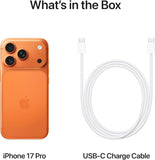 Apple iPhone 17 Pro Max 256 GB: 6.9-inch Display with ProMotion, A19 Pro Chip, Best Battery Life in Any iPhone Ever, Pro Fusion Camera System, Center Stage Front Camera; Cosmic Orange
