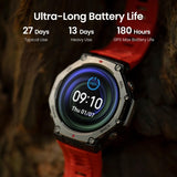 Amazfit T - Rex 3 Rugged/Military Smart Watch 48mm, GPS (with Privacy), Offline Maps, Long Battery Life,328 Feet Water - Resistant, 170 Fitness/Sport Modes, AI, Voice Control, for Android or iPhone, BlackVisit the Amazfit Store