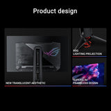 ASUS ROG Swift OLED PG27AQDP gaming monitor ― 27 - inch WOLED, 480Hz, 0.03ms, G - SYNC® compatible, custom heatsink, ASUS OLED Care+, AI Assistant, uniform brightness, 99% DCI - P3, and DisplayWidget CenterASUS