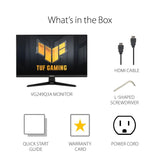 ASUS TUF Gaming 24” (23.8 inch viewable) 1080P Monitor (VG249Q3A) - Full HD, 180Hz, 1ms, Fast IPS, Extreme Low Motion Blur, FreeSync Premium, Speakers, DisplayPort, HDMI, Variable Overdrive, 99% SrgbASUS