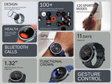 CMF by Nothing Watch Pro 2, 1.32" AMOLED Display, Built - in multi - system GPS, 120 Sports Modes, Smart Sleep Algorithm, Bluetooth calling with AI noise reduction, Dark Grey, Middle East VersionVisit the CMF BY NOTHING Store