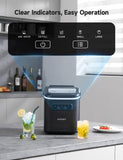 Hicozy Ice Maker Machine, Different Sizes of Bullet Ice for HomeVisit the Hicozy Store