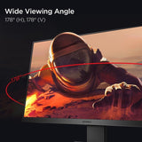 KOORUI 24 - Inch IPS Business Monitor Full HD1920 x 1080, 100Hz Refresh Rate, 5ms Response Time, sRGB 99% Color Gamut, 16.7m Maximum Color, Built - in Speaker, Tilt Adjustable, HDMI & VGA, Freesync - P02KOORUI