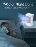 Portable Air Conditioner, 1200mL Evaporative Air Cooler, Personal Mini Air Conditioner with 3 Speeds & 2/4H Timer, 120° Oscillating Portable Ac Unit Fan Small Air Conditioner for Home Office RoomTopritt
