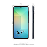 Samsung Galaxy A06 LTE, Android Smartphone, Dual SIM Mobile Phone, 6GB RAM, 128GB Storage, Black (UAE Version)Visit the SAMSUNG Store