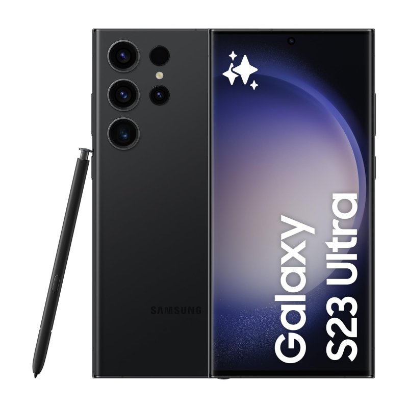 Samsung Galaxy S23 Ultra, AI Phone, Dual SIM, 5G, Android Smartphone, RAM - 12GB, ROM - 256GB, Phantom Black (UAE Version)Visit the SAMSUNG Store