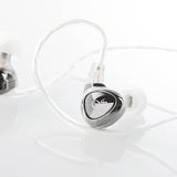 Shanling SONO Wired Earphone Triple - Driver Hybrid Earphones Affordable Hi - Fi Sound Two Dynamic Drivers Coaxial Design with Interchangeable Cable Sivler Affortable set for travellingVisit the Shanling Store