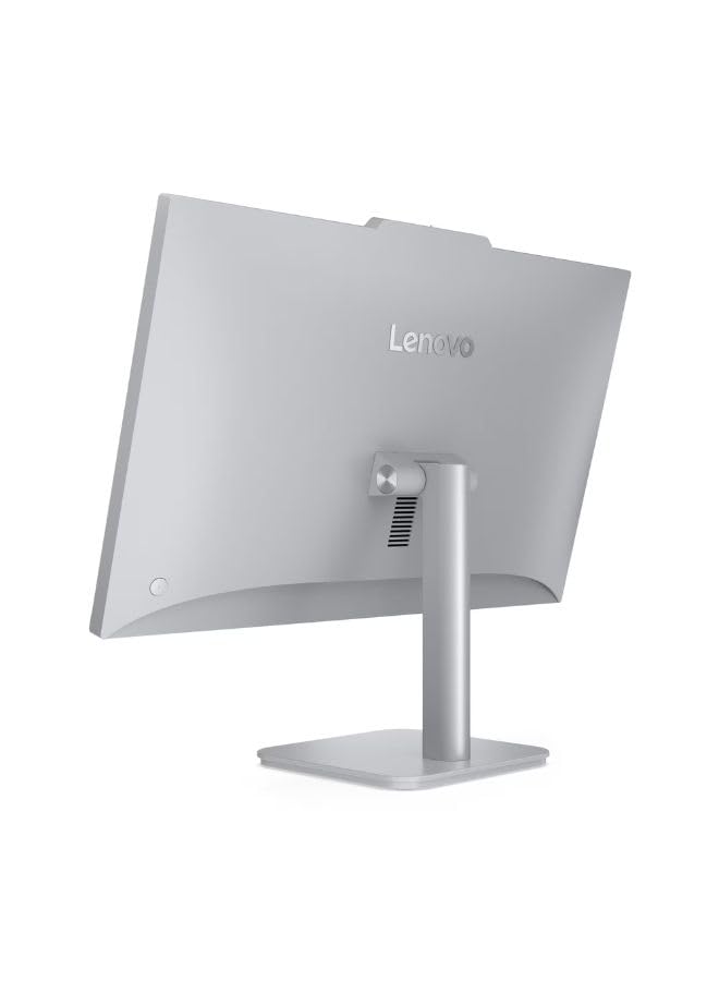 Lenovo AIO A100 All-in-One Desktop – 23.8″ FHD IPS Display, Intel i3-N305, 16GB DDR4, 512GB SSD, Wi-Fi 6, Windows 11 Pro, Wireless Keyboard & Mouse, 1 Year Lenovo Warranty (Cloud Grey)(Upgraded)