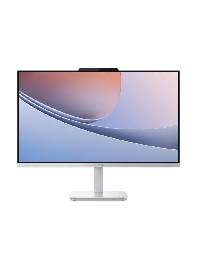 Lenovo AIO A100 All-in-One Desktop – 23.8″ FHD IPS Display, Intel i3-N305, 16GB DDR4, 512GB SSD, Wi-Fi 6, Windows 11 Pro, Wireless Keyboard & Mouse, 1 Year Lenovo Warranty (Cloud Grey)(Upgraded)