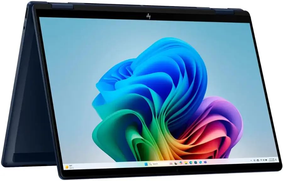 HP OmniBook X Flip 2-in-1 Business Laptop, 2025, 14" 1920x1200 Touch, Intel Core Ultra 7 150U, 16GB LPDDR5, 1TB SSD, Win11 Pro, Backlit KB, Wi-Fi 6E, BT 5.3, Thunderbolt 4, 5MP IR Camera, Silver