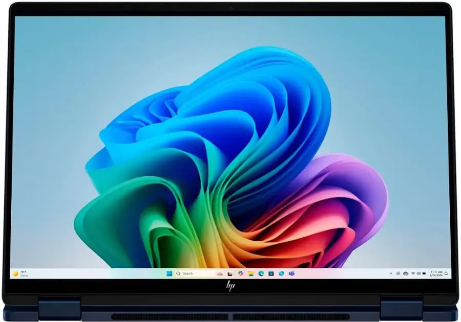 HP OmniBook X Flip 2-in-1 Business Laptop, 2025, 14" 1920x1200 Touch, Intel Core Ultra 7 150U, 16GB LPDDR5, 1TB SSD, Win11 Pro, Backlit KB, Wi-Fi 6E, BT 5.3, Thunderbolt 4, 5MP IR Camera, Silver