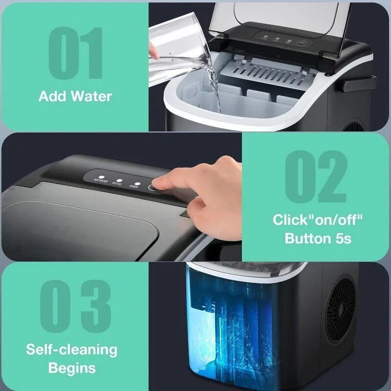 Efficient Countertop Ice Maker