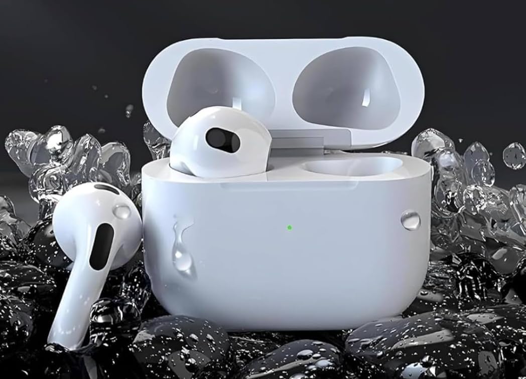 Earbuds-4 Bluetooth Headphones with Active Noise Cancellation Adaptive Audio Personalized Spatial AudioUSB-C Charging Case.