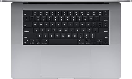 Apple MacBook Pro with Apple M1 Pro Chip (16-inch, 32GB RAM, 512GB SSD Storage) Space Gray