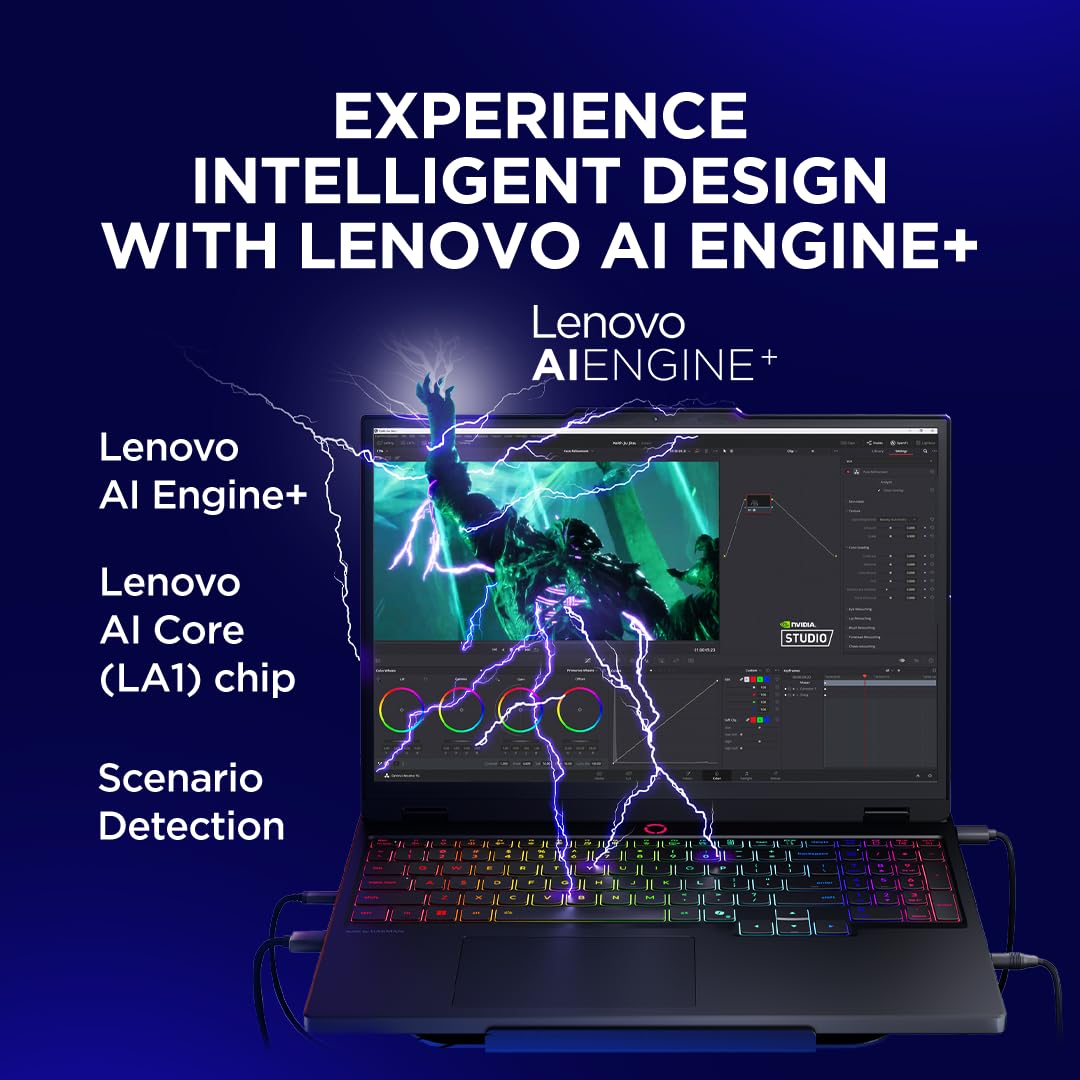 Lenovo Legion 5 15IRX10 AI Gaming Laptop, 15.3" WUXGA 165Hz, Intel Core i7-13650HX, 24GB RAM, 1TB SSD, RTX 5060 8GB GDDR7, BACKLIT EN-ARB KB, Win11, Eclipse Black [83LY0032AX] + 2Y Premium Care