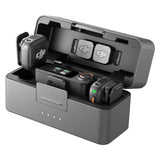 DJI Mic 3 (2 TX + 1 RX + Charging Case), Wireless Microphone for iPhone/Camera/Android, Adaptive Gain Control Balanced Volume, Dual Band Anti-Interference, 28h Use, UAE Version with Official Warranty