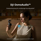 DJI Osmo Pocket 3 Combo, vlog Camera 4K with 1-Inch CMOS and 4K/120fps Video, 3-Axis Stabilization, Digital Camera, Fast Focus, Includes Microphone for Clear Sound, YouTube