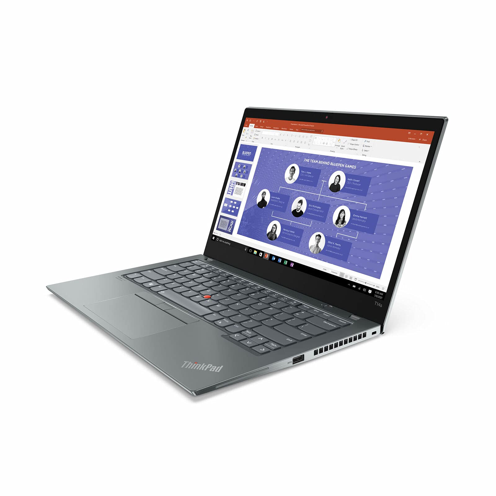 Lenovo ThinkPad T14s Gen 2, Intel i7-1165G7, FHD(1920x1080) IPS Touch Screen, 32GB RAM, 512GB NVMe SSD, Backlit , Fingerprint Reader, Win10Pro (Renewed)