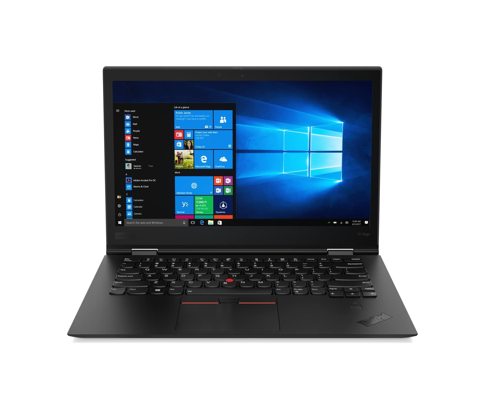 Lenovo ThinkPad X1 Yoga Renewed Business 2in1 Laptop | intel Core i5-8th Generation CPU | 8GB RAM | 256GB Solid State Drive (SSD) | 14.1 inch Touchscreen | Windows 10 Professional | RENEWED