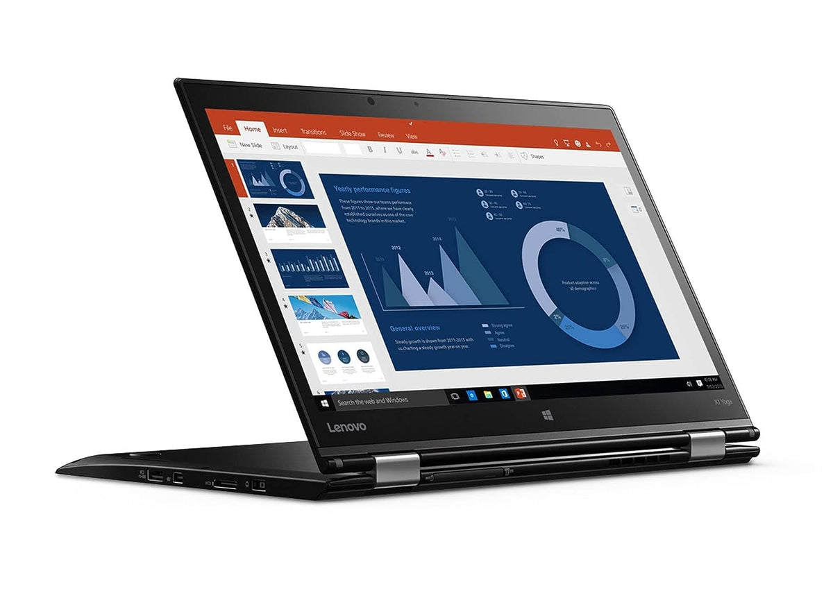 Lenovo ThinkPad X1 Yoga Renewed Business 2in1 Laptop | intel Core i5-8th Generation CPU | 8GB RAM | 256GB Solid State Drive (SSD) | 14.1 inch Touchscreen | Windows 10 Professional | RENEWED