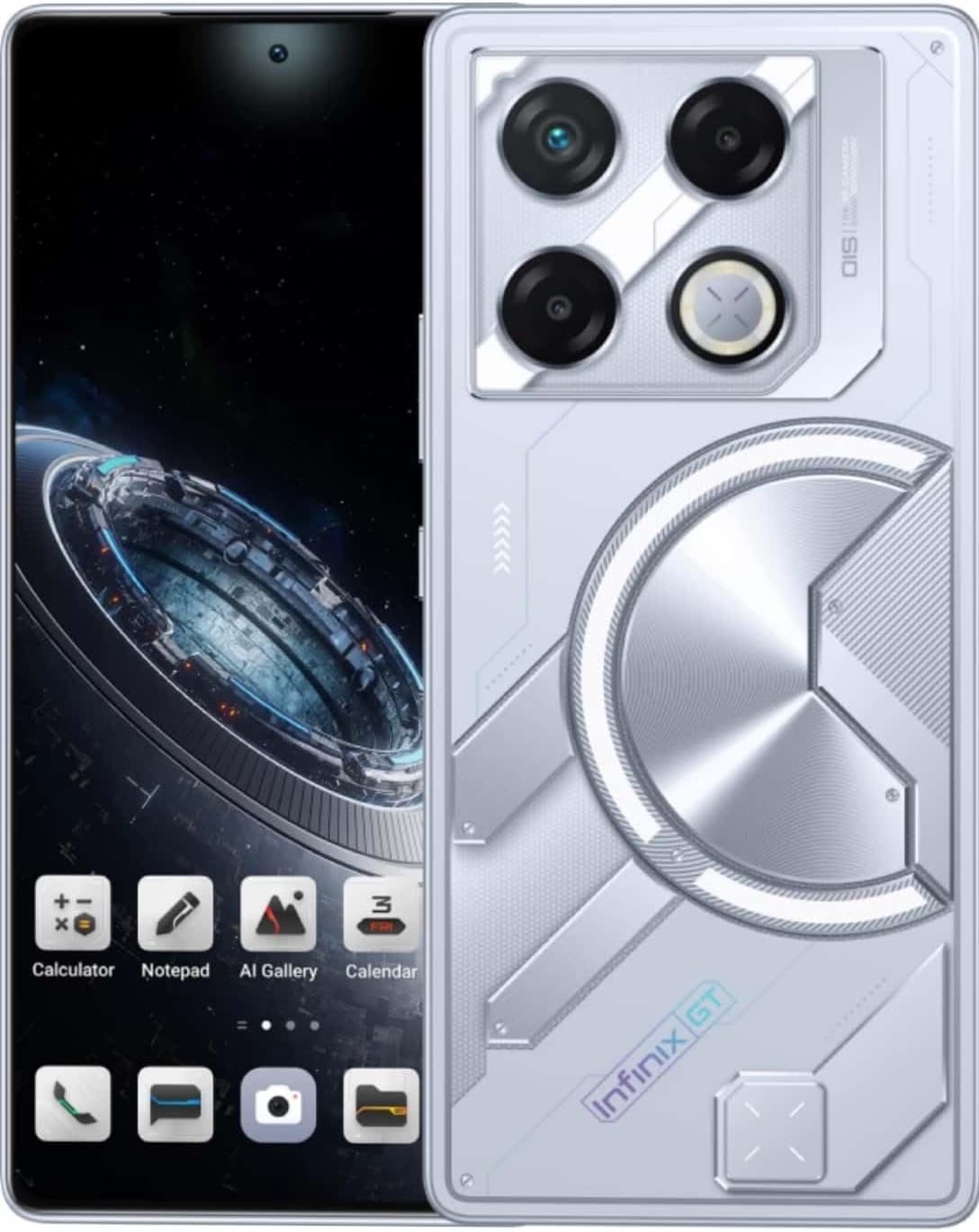Infinix GT 20 Pro 5G Gaming Smartphone Dual Sim 256GB Blue (12GB+12GBRAM) - UAE Version (MECHA SILVER)