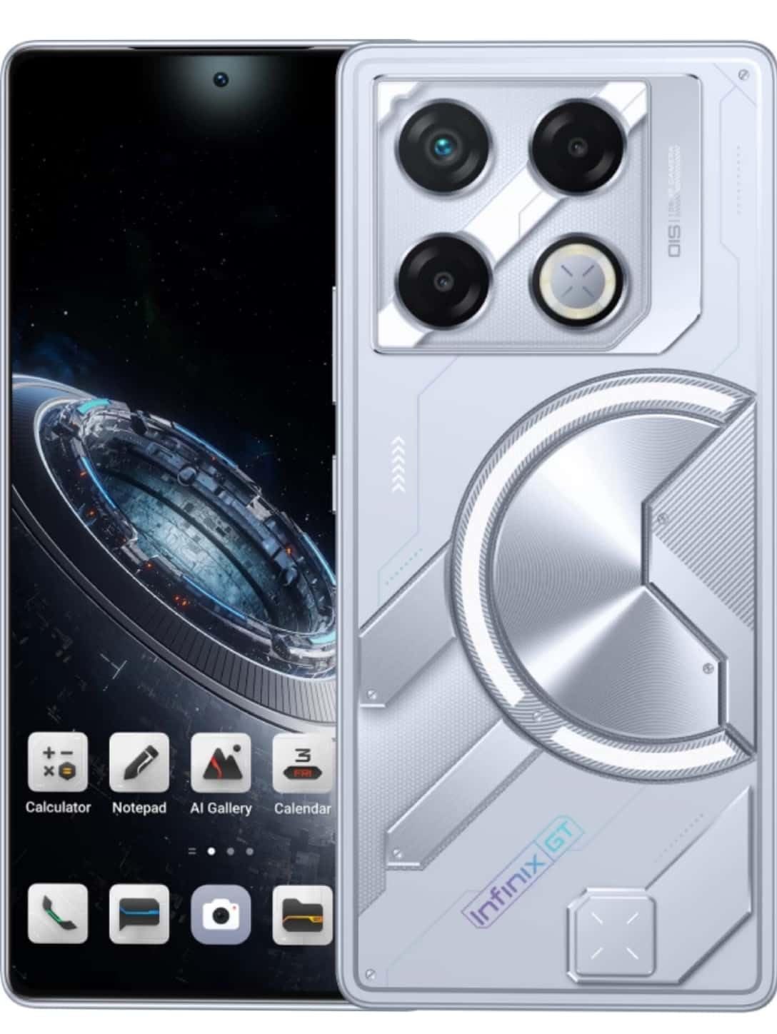 Infinix GT 20 Pro 5G Gaming Smartphone Dual Sim 256GB Blue (12GB+12GBRAM) - UAE Version (MECHA SILVER)