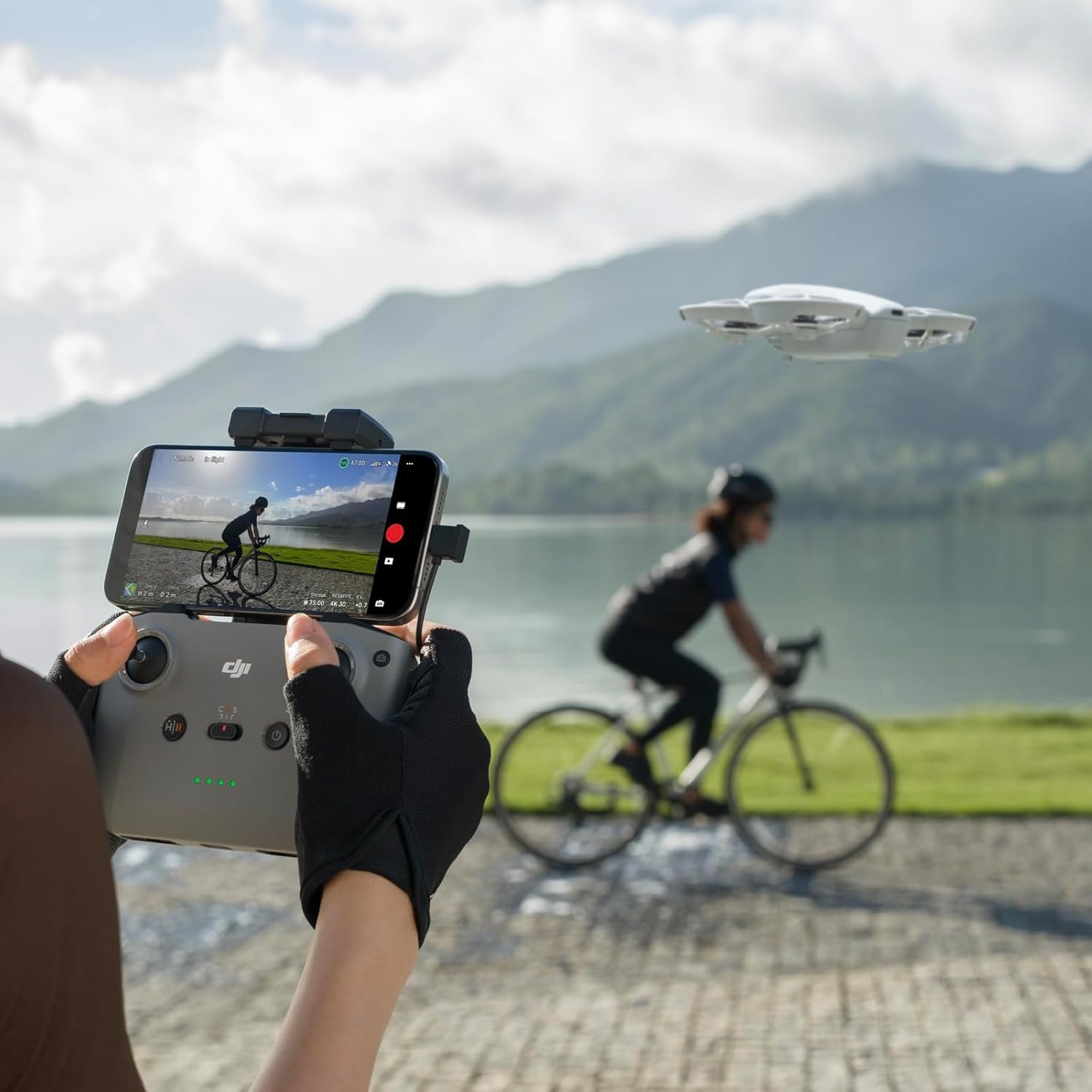 DJI Neo Fly More Combo, 4K UHD Camera Drone, 135g, AI Subject Tracking, QuickShots, Stabilized Video, RC-N3 & 3 Batteries for 60 Flights, MOIAT Certified - UAE Version with Official Warranty Support