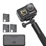 DJI Osmo Action 5 Pro Adventure Combo - Revolutionary Image Quality Action Camera, Bursting With 40MP of Action,upgraded to 4K/120fps,1/1.3″Sensor, Dual OLED Touchscreens,47GB Built-in Storage.