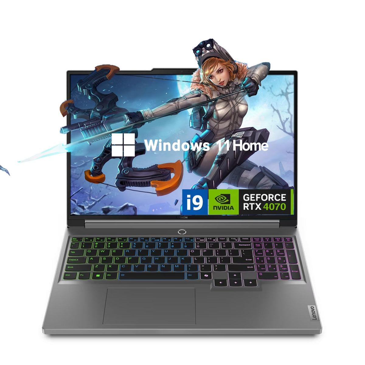 Lenovo Legion Pro 5i Gaming Laptop, 16" WQHD IPS 165Hz Display, GeForce RTX 4070, Intel 13th Gen i9-13900HX, 16GB DDR5 RAM, 1TB SSD, Webcam, 4-Zone RGB Backlit KB, Wi-Fi 6E, Windows 11 Home