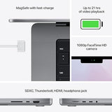 Apple MacBook Pro with Apple M1 Pro Chip (16-inch, 32GB RAM, 512GB SSD Storage) Space Gray