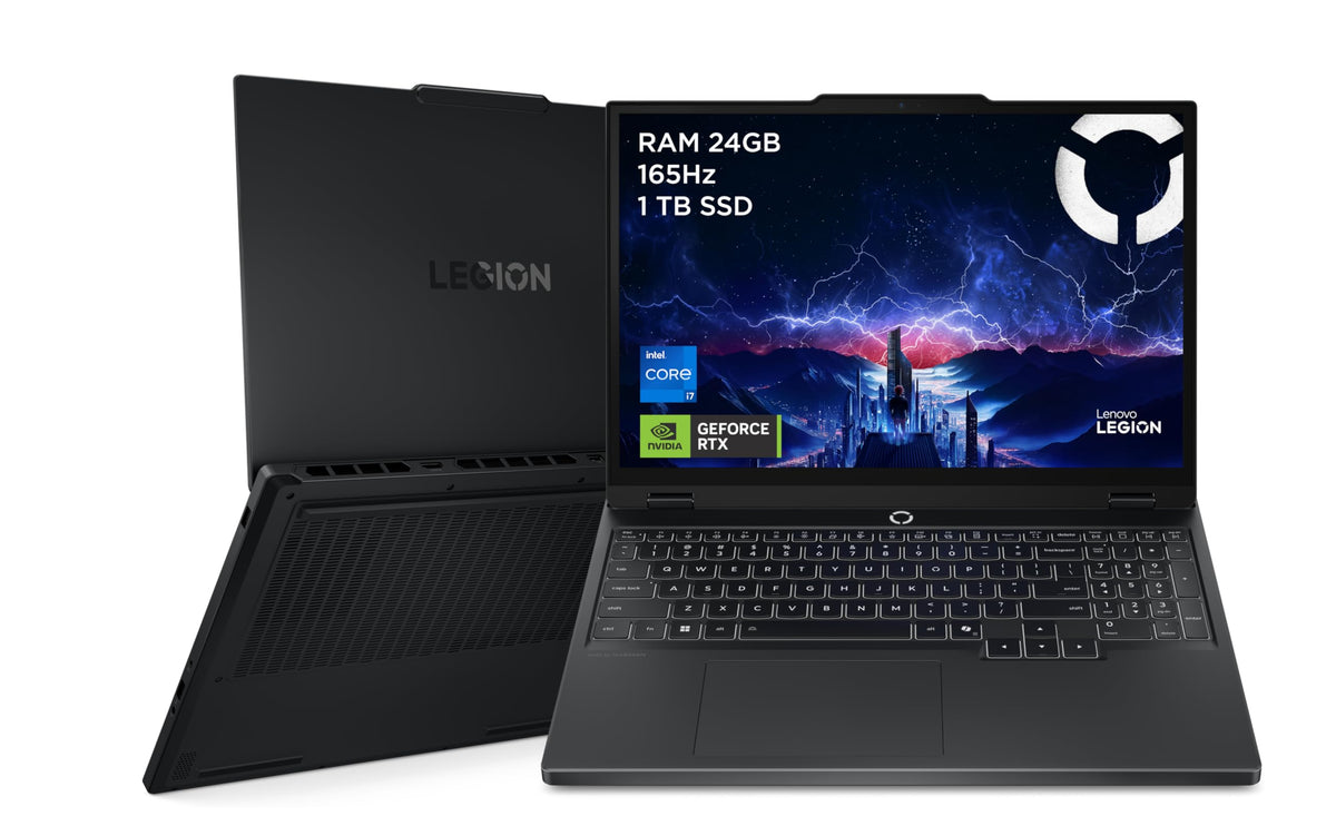 Lenovo Legion 5 15IRX10 AI Gaming Laptop, 15.3" WUXGA 165Hz, Intel Core i7-13650HX, 24GB RAM, 1TB SSD, RTX 5060 8GB GDDR7, BACKLIT EN-ARB KB, Win11, Eclipse Black [83LY0032AX] + 2Y Premium Care