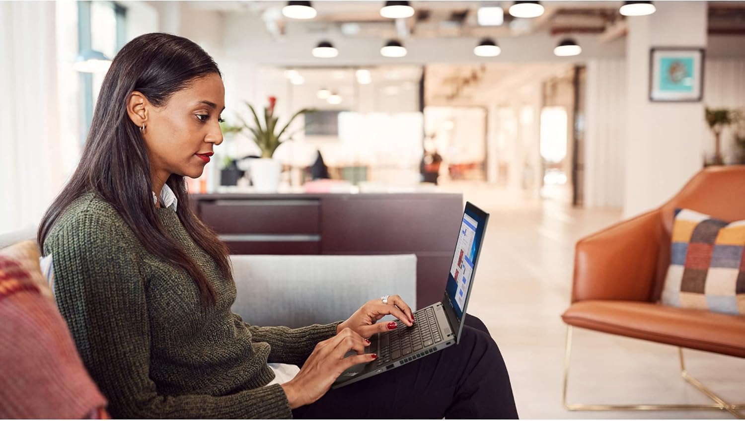 Lenovo ThinkPad X1 Carbon Gen. 8 (8th. Gen.) Business Laptop PC. | intel® Quad-Core™ i5-10210U Up to 4.20 GHz. CPU | 16GB RAM | 256GB SSD | 14.1" FHD Non-Touch Display | Windows | Black | (Renewed)