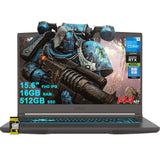 MSI Thin 15 Gaming Laptop 15.6" FHD IPS 144Hz Intel Octa-core i5-13420H (Beats i7-11800H) 16GB RAM 512GB SSD GeForce RTX 4050 Backlit USB-C Win11Pro w/ICP Hub