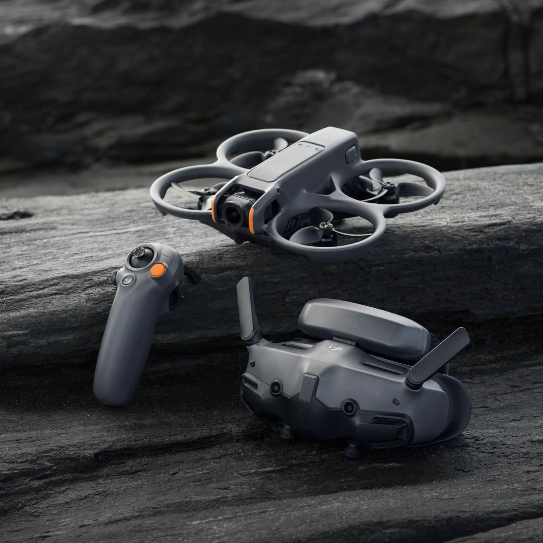 DJI Avata 2 Fly More Combo (1 Battery), FPV Drone with Camera 4K, Built-in Propeller Guard, Goggles 3 and RC Motion 3 Included, MOIAT Certified-UAE Version with Official Warranty Support