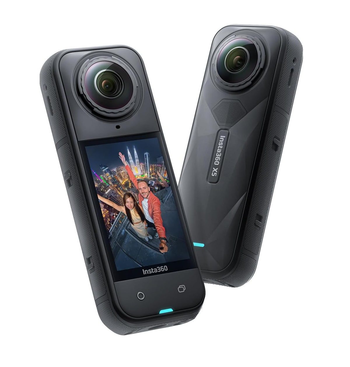 Insta360 X5 - Waterproof 8K 360° Action Camera, Leading Low Light, Invisible Selfie Stick Effect, Rugged and Replaceable Lens, 3-Hour Battery, Triple AI Chip Design, UAE Version