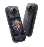 Insta360 X5 - Waterproof 8K 360° Action Camera, Leading Low Light, Invisible Selfie Stick Effect, Rugged and Replaceable Lens, 3-Hour Battery, Triple AI Chip Design, UAE Version