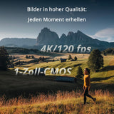 DJI Osmo Pocket 3 Combo, vlog Camera 4K with 1-Inch CMOS and 4K/120fps Video, 3-Axis Stabilization, Digital Camera, Fast Focus, Includes Microphone for Clear Sound, YouTube