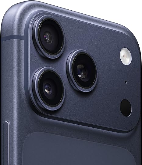 Apple iPhone 17 Pro 256 GB: 6.3-inch Display with ProMotion up to 120Hz, A19 Pro Chip, Breakthrough Battery Life, Pro Fusion Camera System with Center Stage Front Camera; Deep Blue