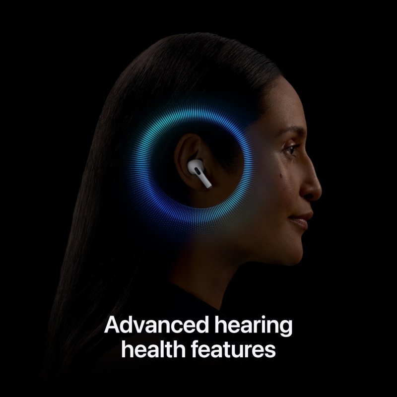 Apple AirPods Pro 2 Wireless Earbuds, Bluetooth Headphones, Active Noise Cancellation, Hearing Aid Feature, Transparency, Personalized Spatial Audio, High - Fidelity Sound, H2 Chip, USB - C ChargingVisit the Apple Store