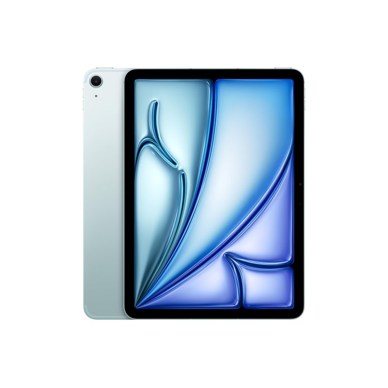 Apple iPad Air 11 - inch (M2): Liquid Retina display, 128GB, Landscape 12MP Front Camera/12MP Back Camera, Wi - Fi 6E + 5G Cellular with eSIM, Touch ID, All - Day Battery Life - BlueVisit the Apple Store