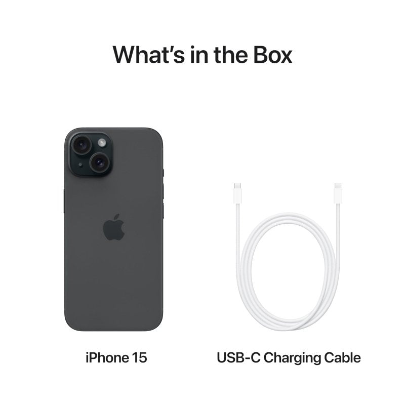 Apple iPhone 15 (128 GB) - BlackVisit the Apple Store