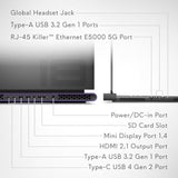 Dell Alienware m18 R2 Laptop (2024) | 18" 2560x1600 QHD+ | Core i7 - 14700HX - 1TB SSD + 1TB SSD Hard Drive - 32GB RAM - Nvidia GeForce RTX 4070 | 20 cores @ 5.5 GHz - 8GB GDDR6X Win 11 Pro Black‎Dell