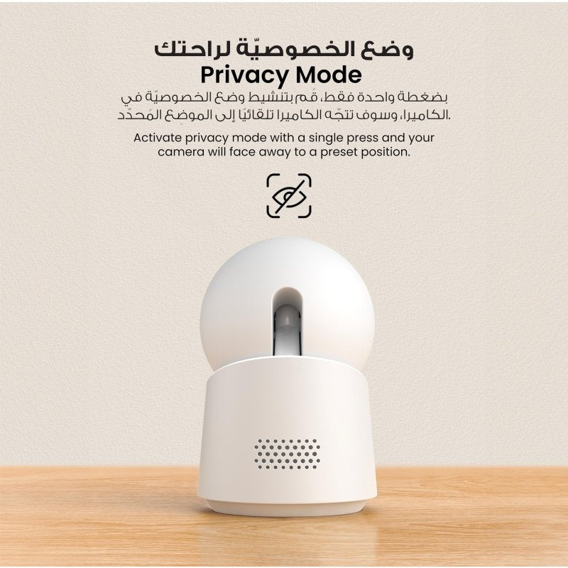 eufy Security Indoor Cam C220, 2K Resolution Security Camera with 360° PTZ, Plug - in Security Indoor Camera with 2.4G Wi - Fi, Human/Motion AI, Night Vision, AI Tracking, HomeBase S380 CompatibleVisit the eufy Security Store