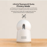 eufy Security Indoor Cam C220, 2K Resolution Security Camera with 360° PTZ, Plug - in Security Indoor Camera with 2.4G Wi - Fi, Human/Motion AI, Night Vision, AI Tracking, HomeBase S380 CompatibleVisit the eufy Security Store