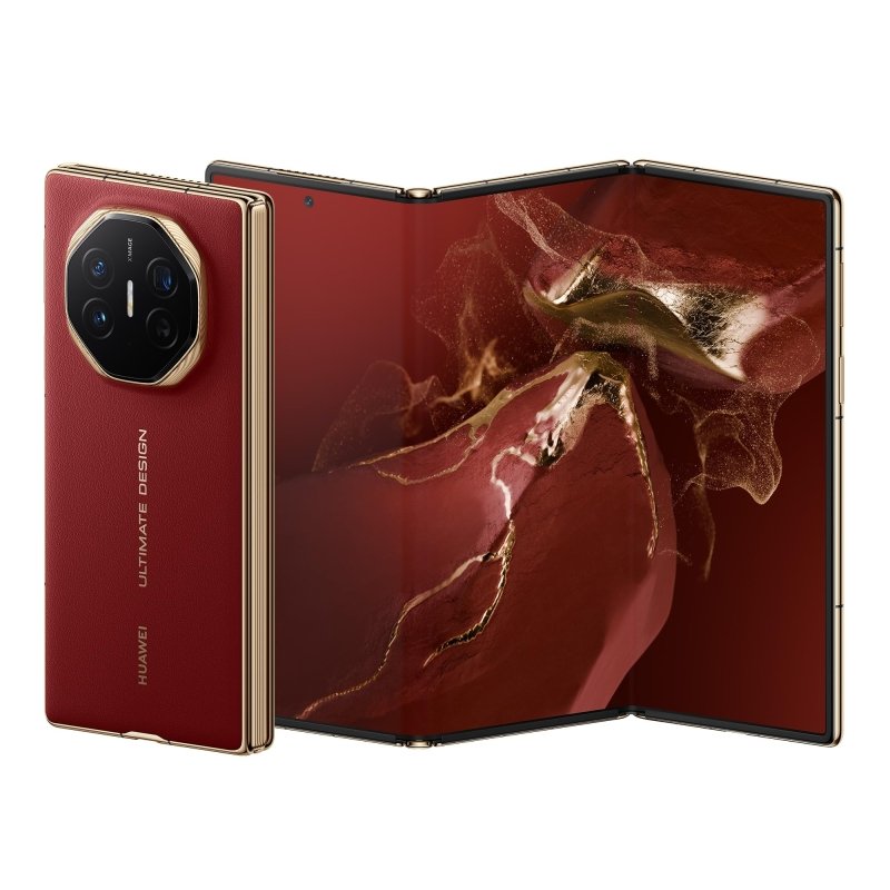 HUAWEI Mate XT | ULTIMATE DESIGN Super Slim Tri - Fold Design Smartphone, 16GB+1TB, Ultra Aperture XMAGE Camera, 10.2 - inch Hi - Res HUAWEI X - True Display + MultiView in One, Red + GiftsVisit the HUAWEI Store