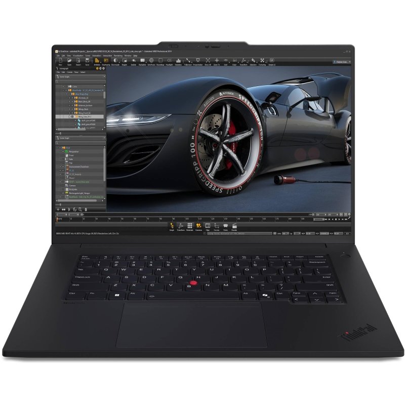 Lenovo ThinkPad P1 Gen 7 Workstation Laptop - Intel Ultra 7 165H, NVIDIA RTX 3000 Ada, 32GB RAM, 2TB NVMe SSD, 16" 2.8K (2560 x 1600) IPS, Anti - Glare, 500 Nits, 5MP RGB+IR Camera, Windows 11 Pro‎Lenovo