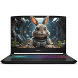MSI Katana 15 Gaming Laptop, AMD Ryzen 9 8945HS, 64 GB DDR5 RAM, 4 TB PCle SSD, 15.6" FHD (1920x1080), Nvidia G - Force RTX 4070, W11 Home‎MSI